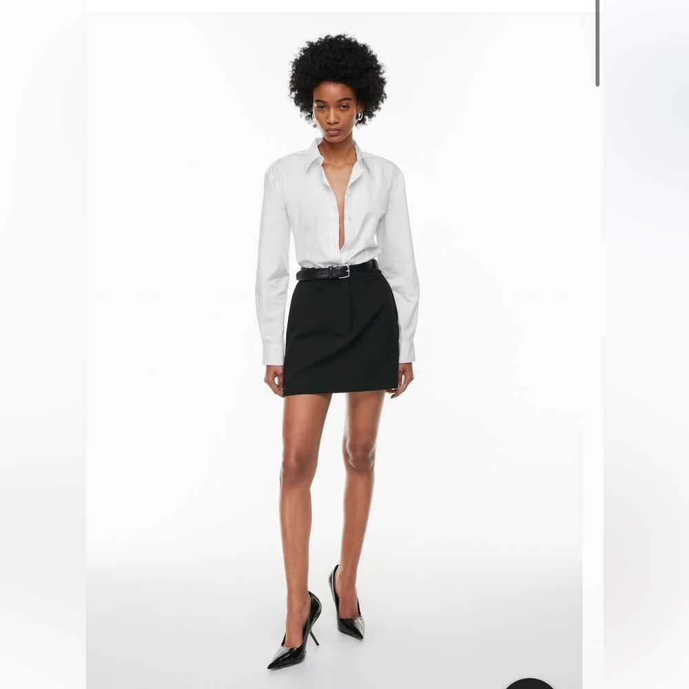 Babaton Elite Poplin Shirt white size M